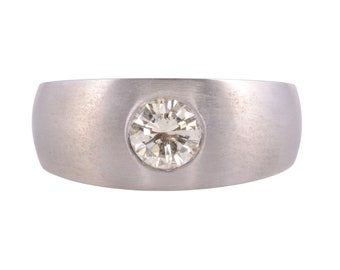 Flush Set Diamond Ring - Size 8.25