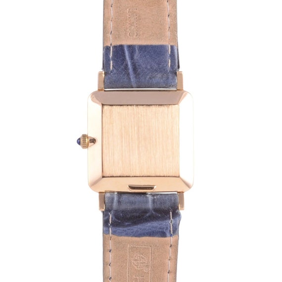 Patek Philippe Ladies Rare Blue Gold Wrist Watch - image 4
