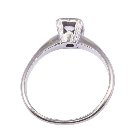Transitional Cut Diamond Engagement Ring - image 4