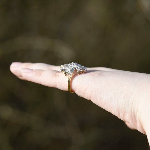 2.75 CTW Diamond Cluster Ring - image 7