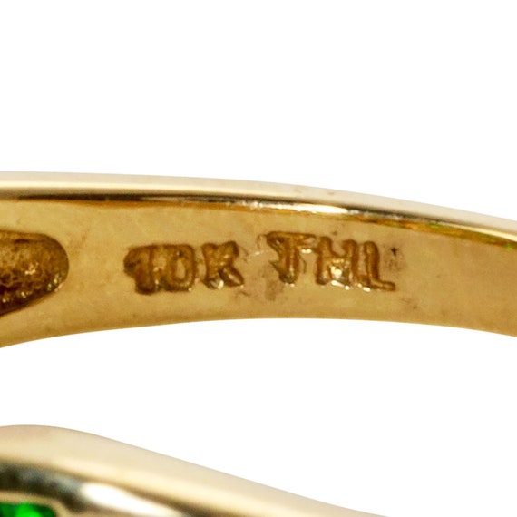 Tsavorite Garnet Cluster Ring - image 5