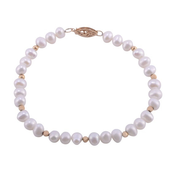 Cultured Fresh Water Pearl Bracelet - image 2