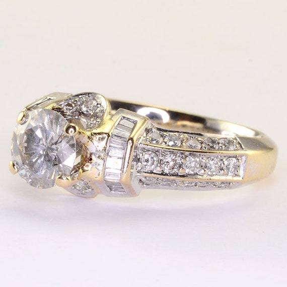 1.25 Carat Diamond Engagement Ring - Estate Engag… - image 2