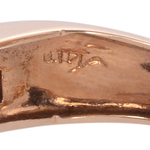 Ruby Free Form Design Ring - Size 4 - image 4