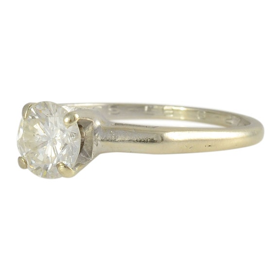 1.08 Carat Solitaire Diamond Ring - Vintage Engag… - image 2