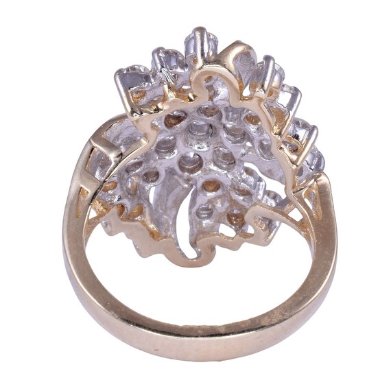 2.75 CTW Diamond Cluster Ring - image 3