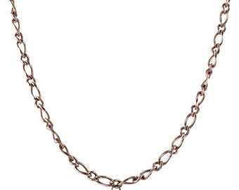 30 Inch 14K Gold Chain Figaro Necklace