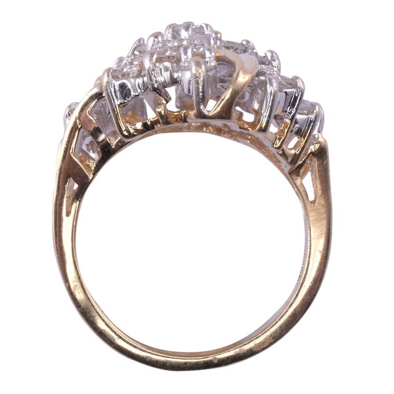 2.75 CTW Diamond Cluster Ring - image 4