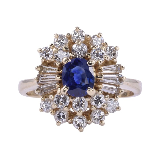 Oval Sapphire Ring - image 1