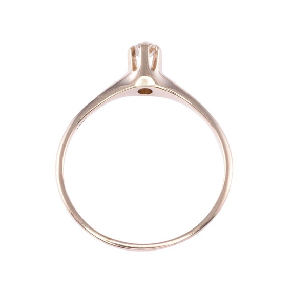 Antique VS1 Diamond Solitaire Ring - image 5