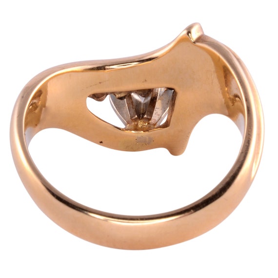 14 Karat Yellow Gold .55 CTW Diamond Ring - image 5