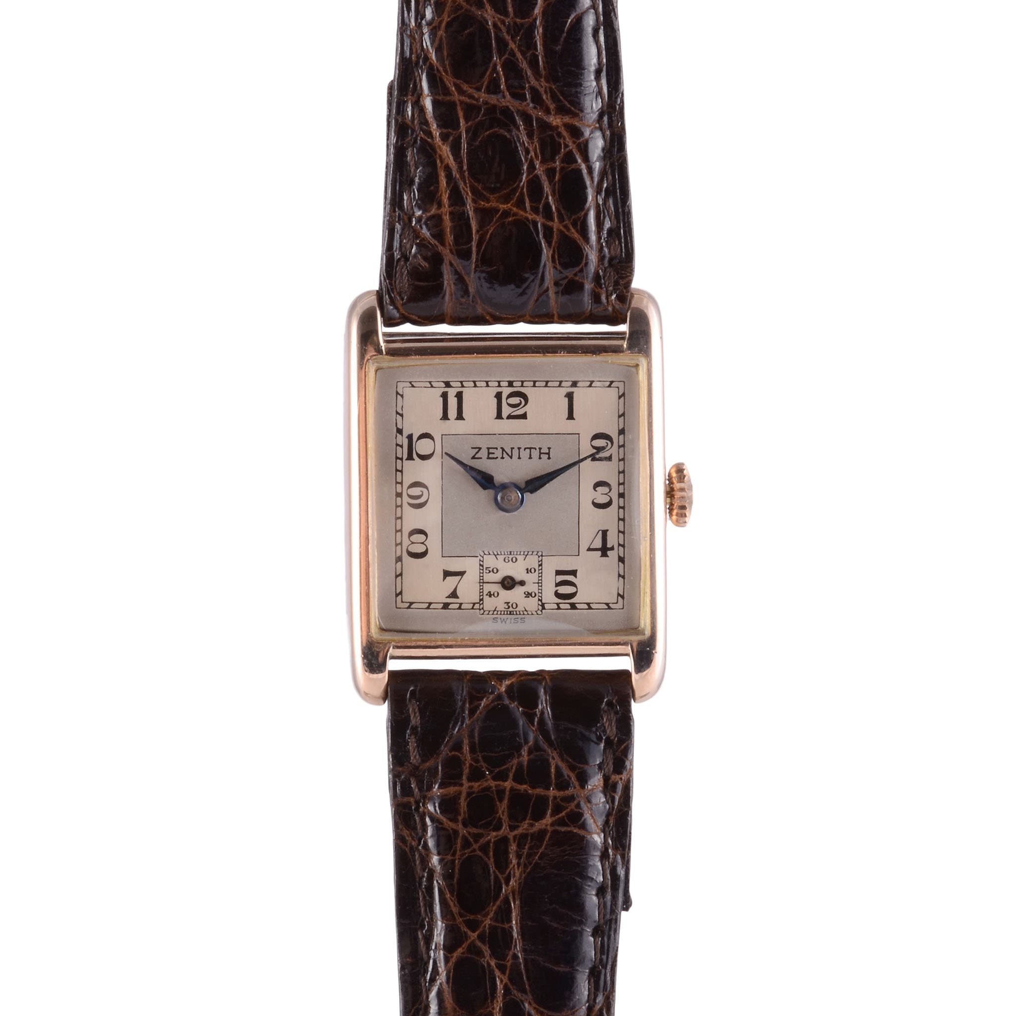 Zenith art deco watch deals