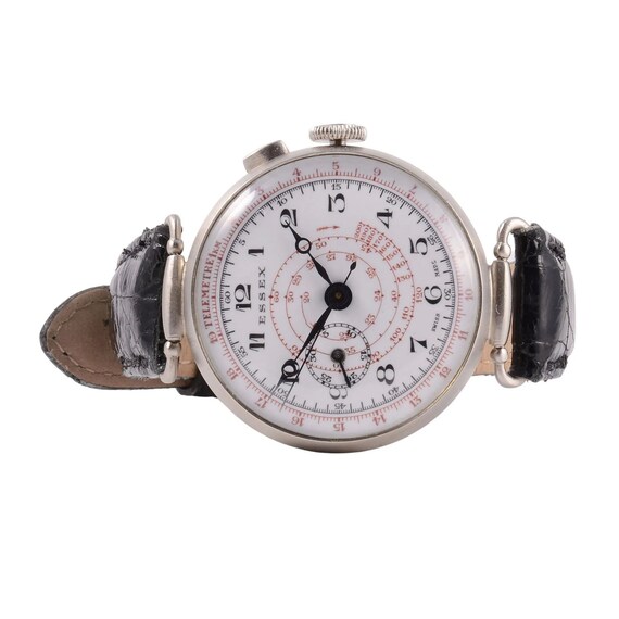Essex Mens Nickel Silver Chronograph Wrist Watch - image 3