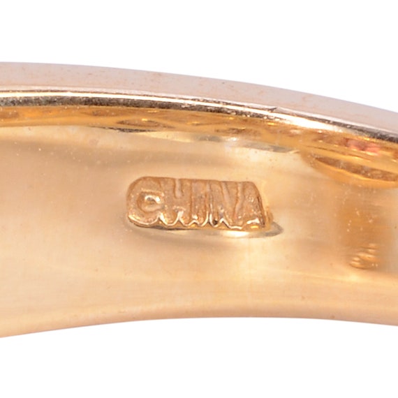 Labradorite Diamond & Citrine Ring - Size 6 - image 4