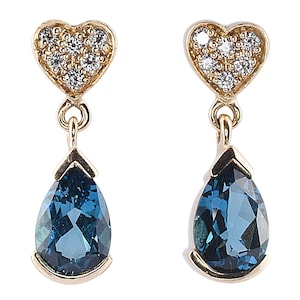 London Blue Topaz Drop Earrings