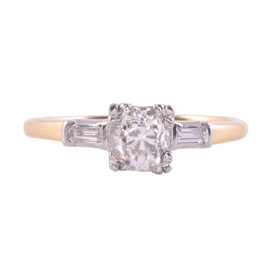 Lambert Bros Art Deco Engagement Ring - Size 8.75 - image 1