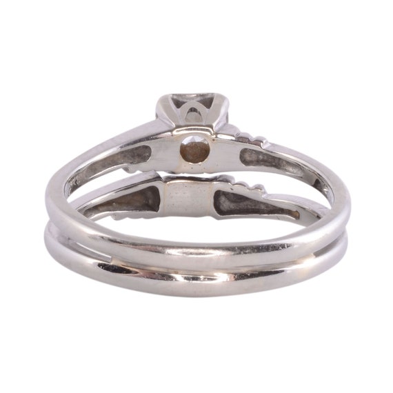 Diamond 18K Wedding Set - image 4