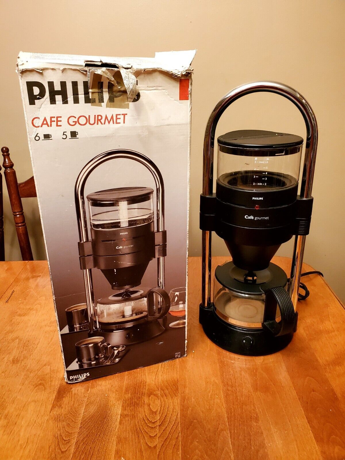 Vintage Philips Norelco Cafe Gourmet Coffee Maker Hd 5560