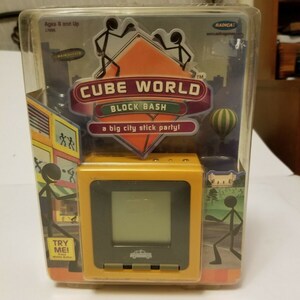 07 Radica Cube World Block Bash Hand Held Electronic Game Etsy