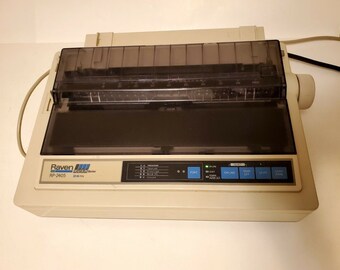 Vintage Roland Raven Printer Dot Matrix Pr-2405 Working No Ribbon W Cables Hush