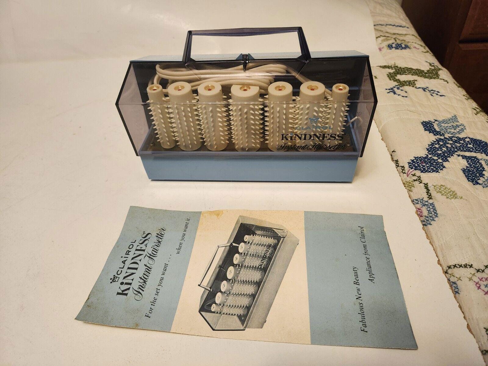 Vintage Clairol Kindness 735 Instant Hairsetter Hot Rollers W