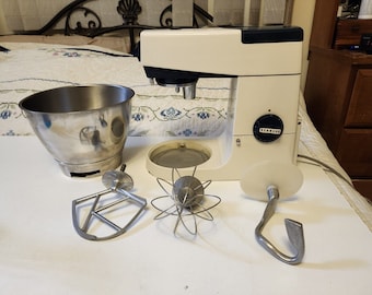 Kenwood Major A702 Industrial Food Mixer Beaters 3 Attachments Tested