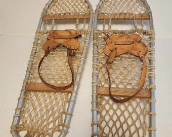 Vintage Lacrosse MFG 110A Aluminum Snowshoes (Ski Doo) GUC