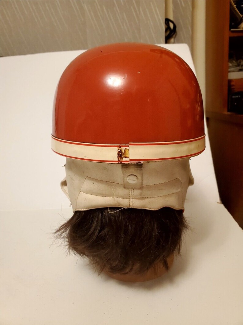 Vintage Stadium Cruiser Moto Motorcycle Helmet Rare Etsy