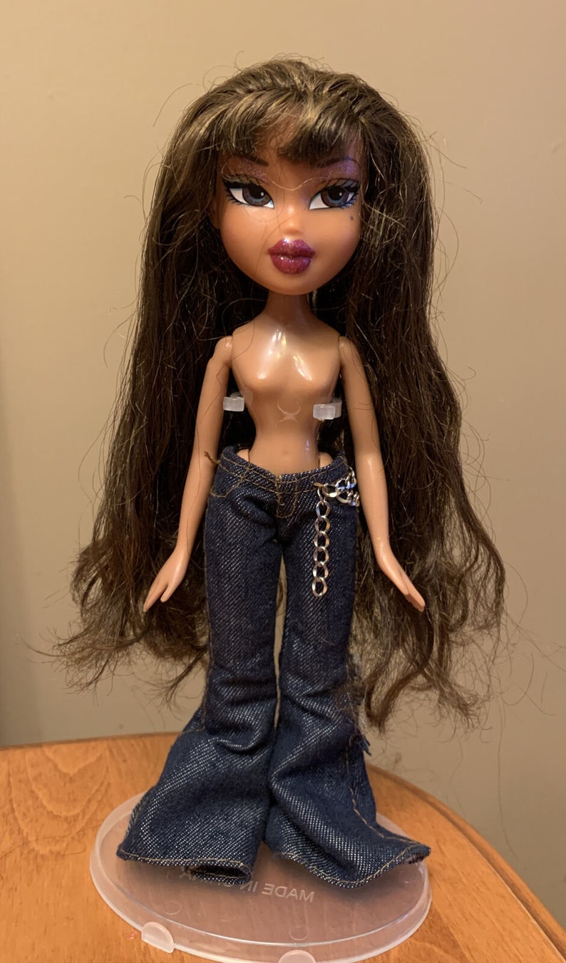 Bratz Yasmin Flashback Fever Doll Long Brown Hair Glittering - Etsy Ireland