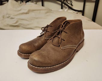 Roots Canada leather Desert Boots Shoes Ladies size 8 1/2 VGUC Model 507a