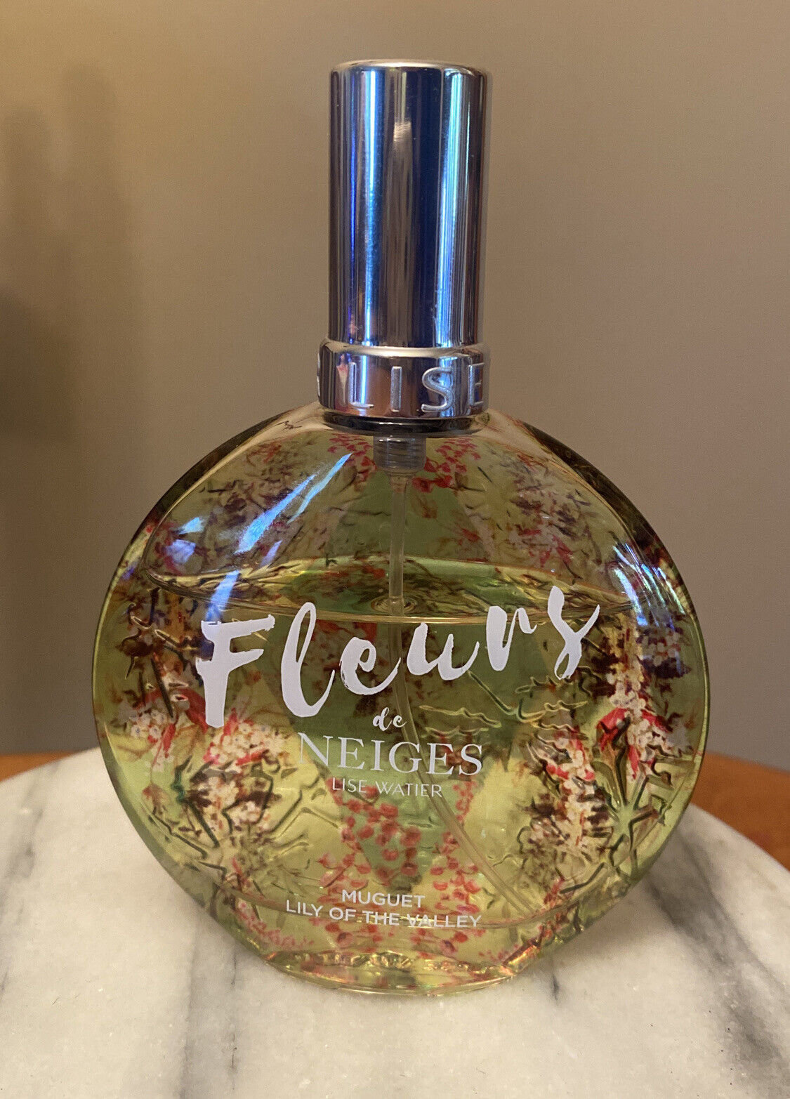 Lise Watier Fleurs De Neiges Lily of the Valley Oz 50 Ml Eau