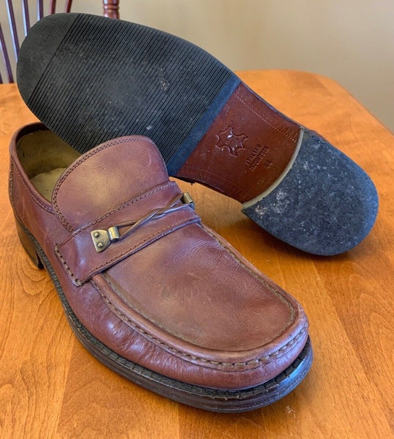 Leeds Mocasines Italianos Cuero Hombre 44 Vera Cuoio Oxfords