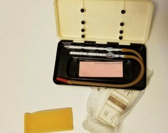 Vintage Almedic Haemacytometer In Case Used