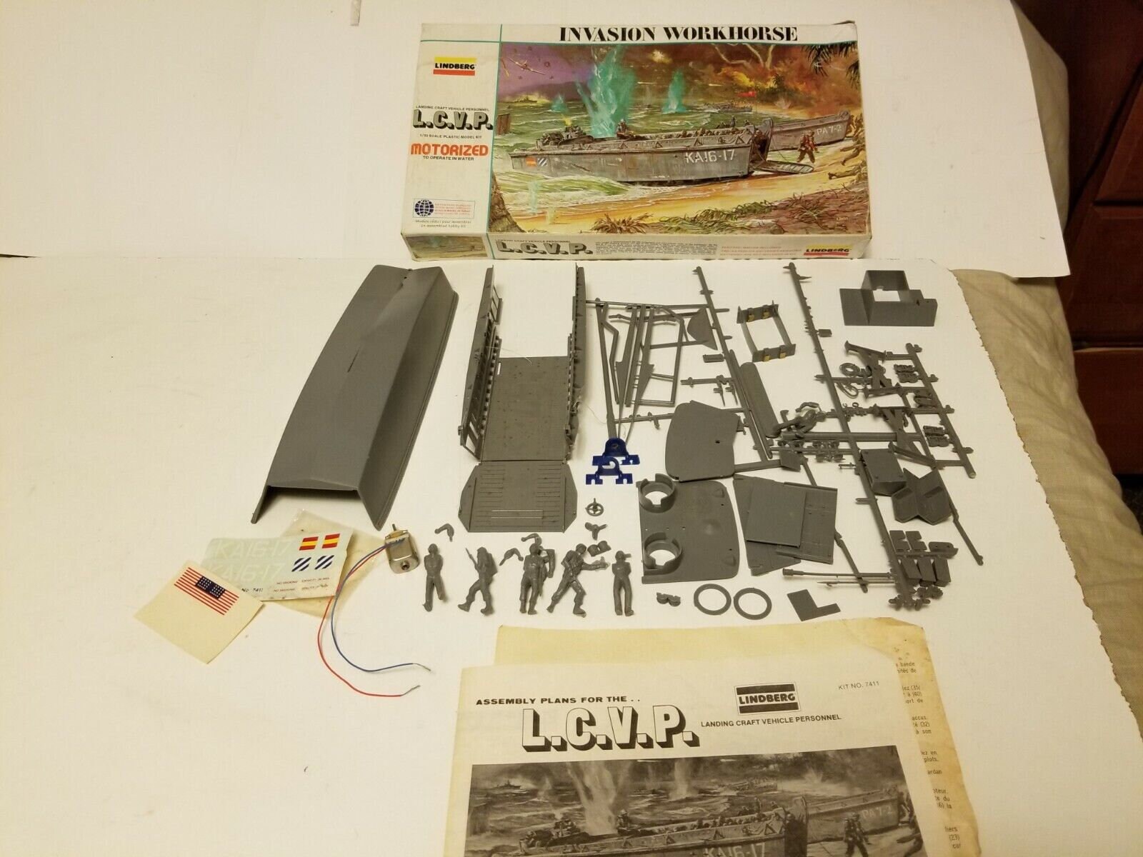 Lindberg Landing Craft Vehicle Personnel L.C.V.P Lcvp Etsy.de