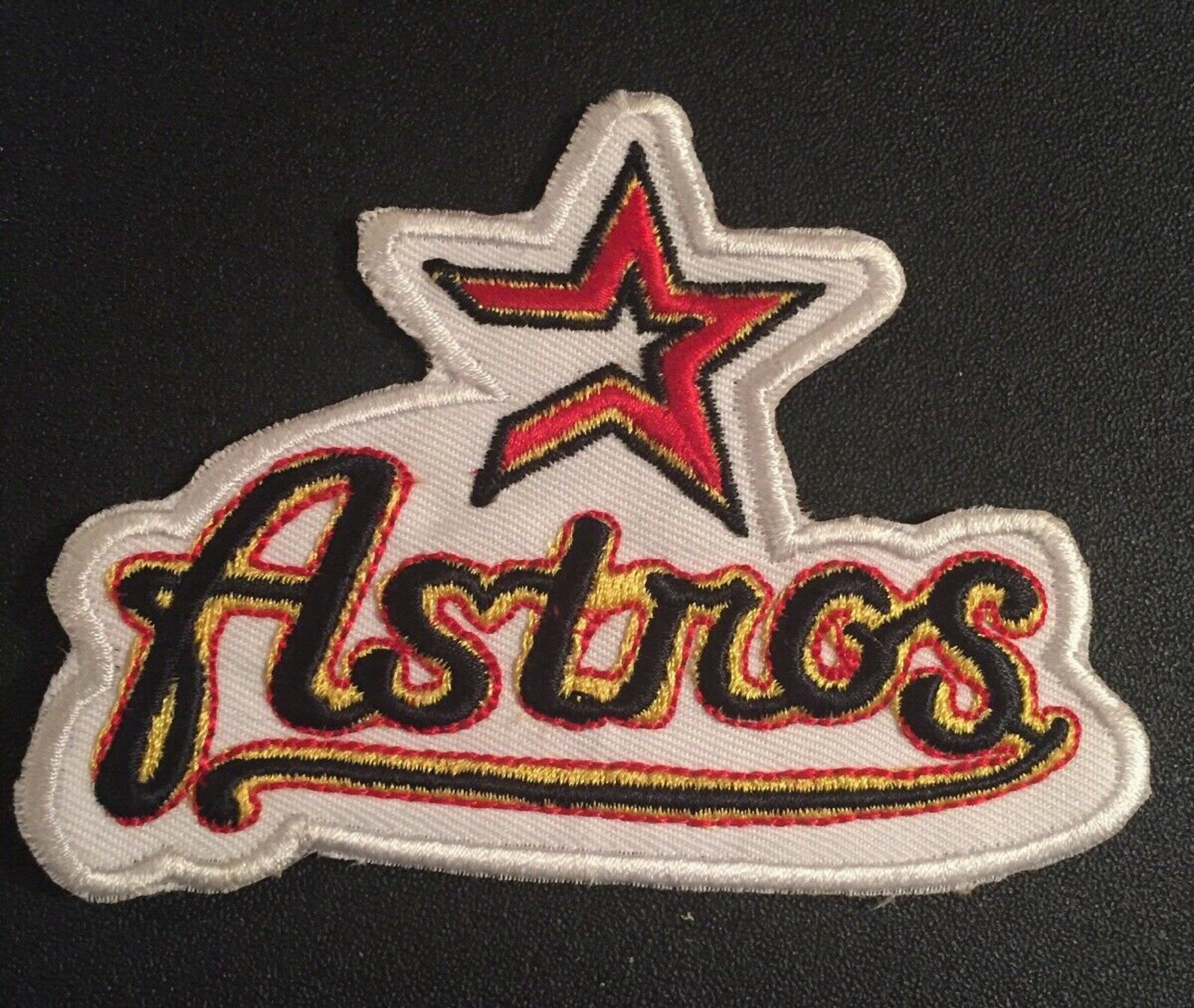 Mlb Houston Astros Baseball Iron On Patch Patches Badge Sew Etsy