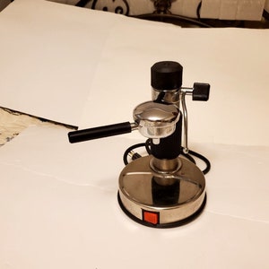 Vintage Weil ECM-4 Espresso Coffee Maker 110 volt Machine Maker Stainless Tested