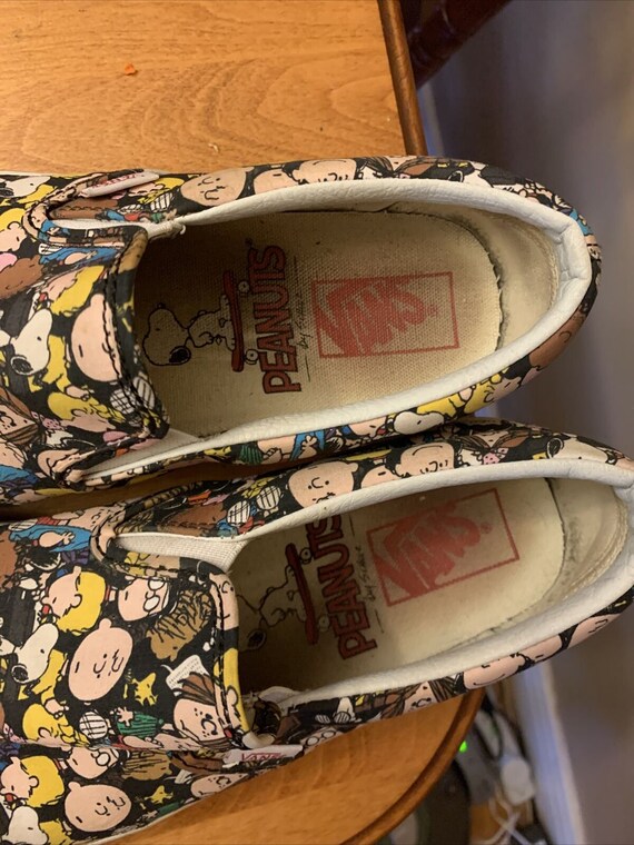 Mens Vans X Peanuts Slip-on Shoes the Gang Snoopy Charlie - Etsy