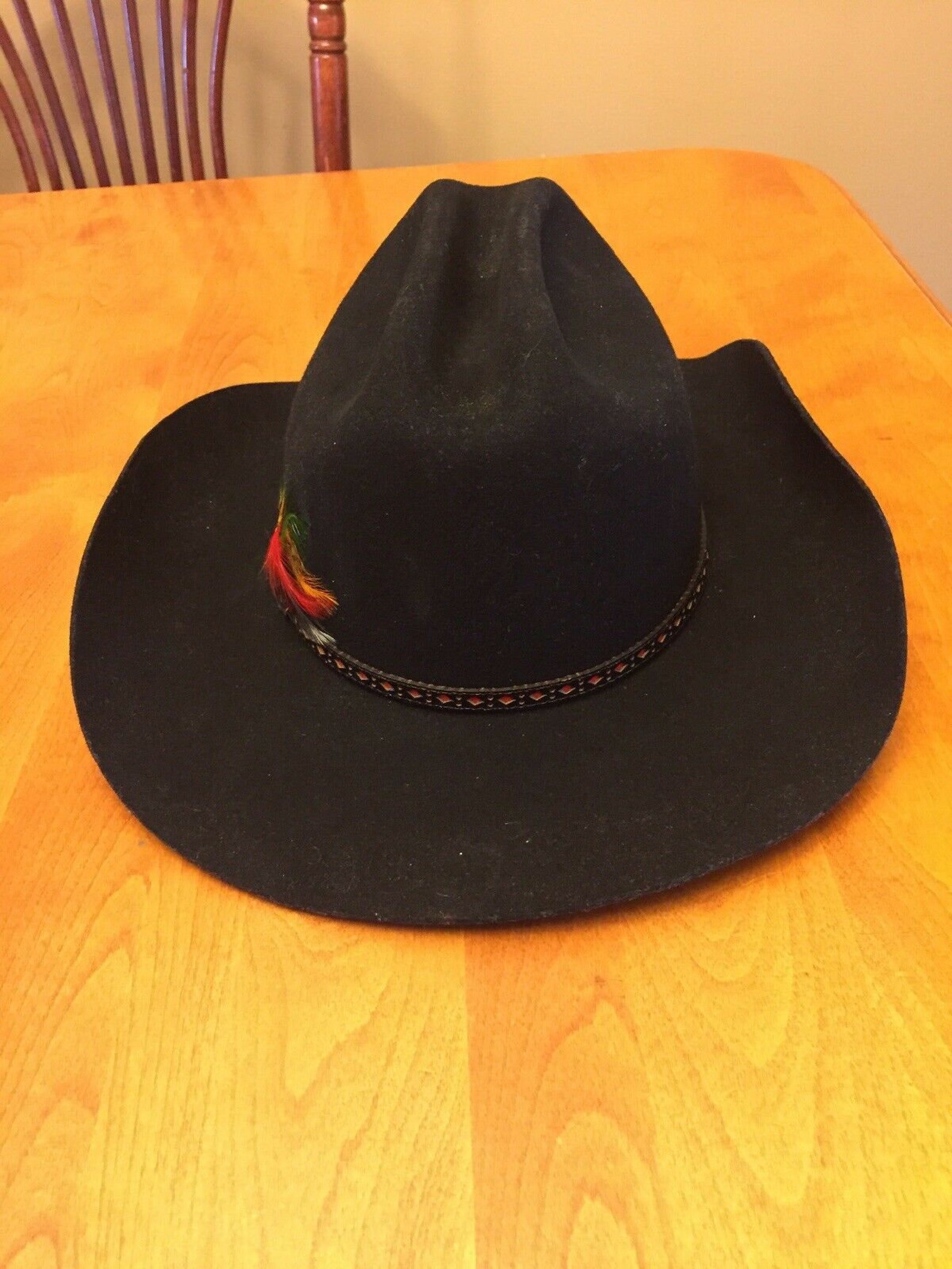 Calgary Smithbilt Hat 3X Quality Black Cowboy Hat Feather Size Etsy