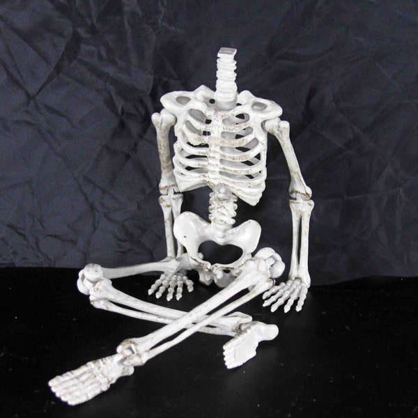 Small 13 inch Plastic Skeleton Body Doll No Head