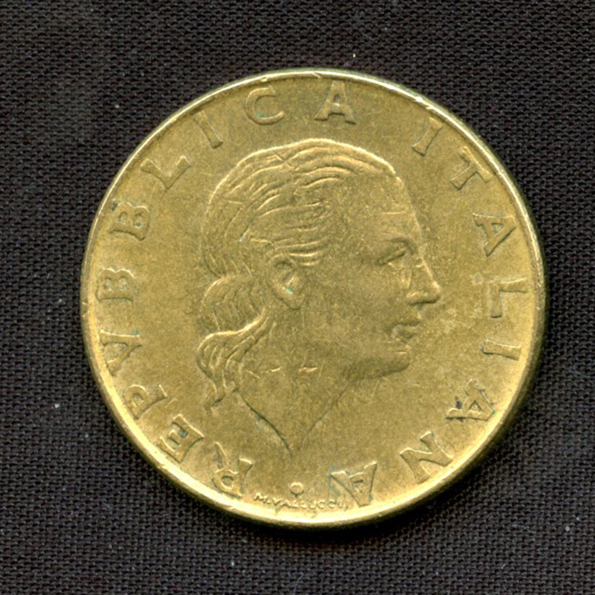 1978 Italia Italiana 200 Lira Moneda Vintage Etsy