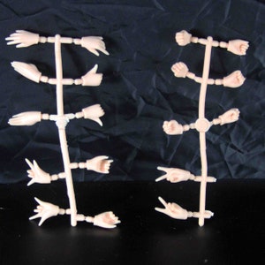 Pink Hands for 1/6 Blythe Doll BJD Articulated Body 9 pairs