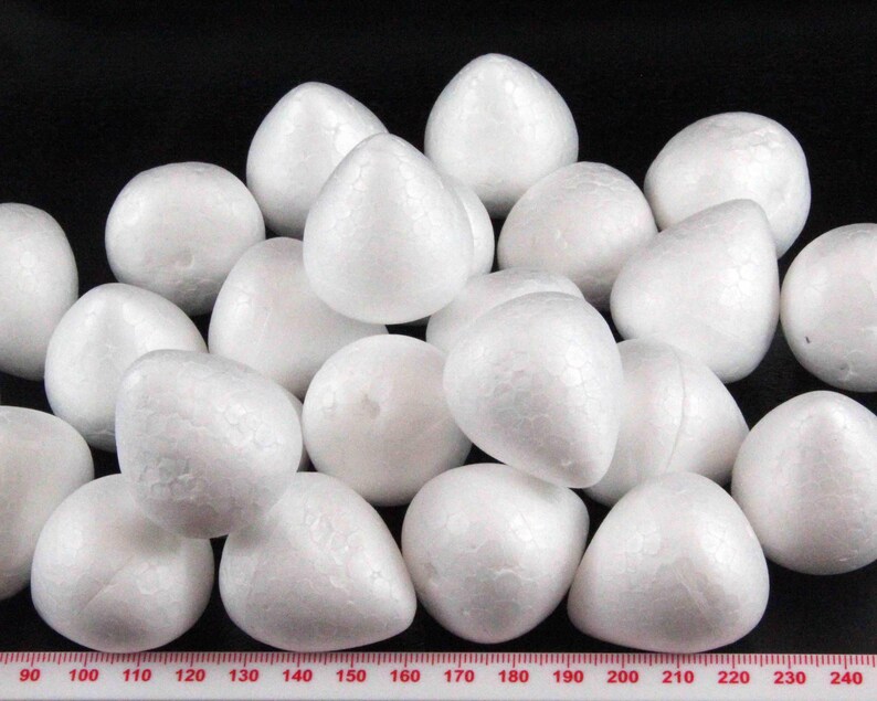 10 Solid Polystyrene Styrofoam 4XL Large Rose Flower Bud Cone Etsy