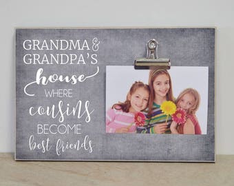 grandchildren photo frame grandparents gift grandparent etsy