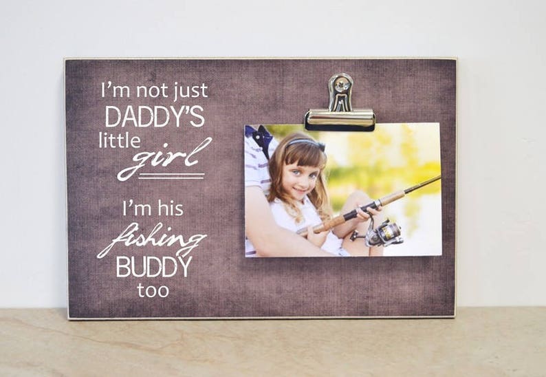 Fisherman Frame Gift For Dad Daddy S Little Boy 50