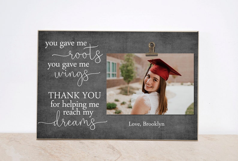 Class of 2021 Graduation Picture Frame Thank You Gift for Etsy