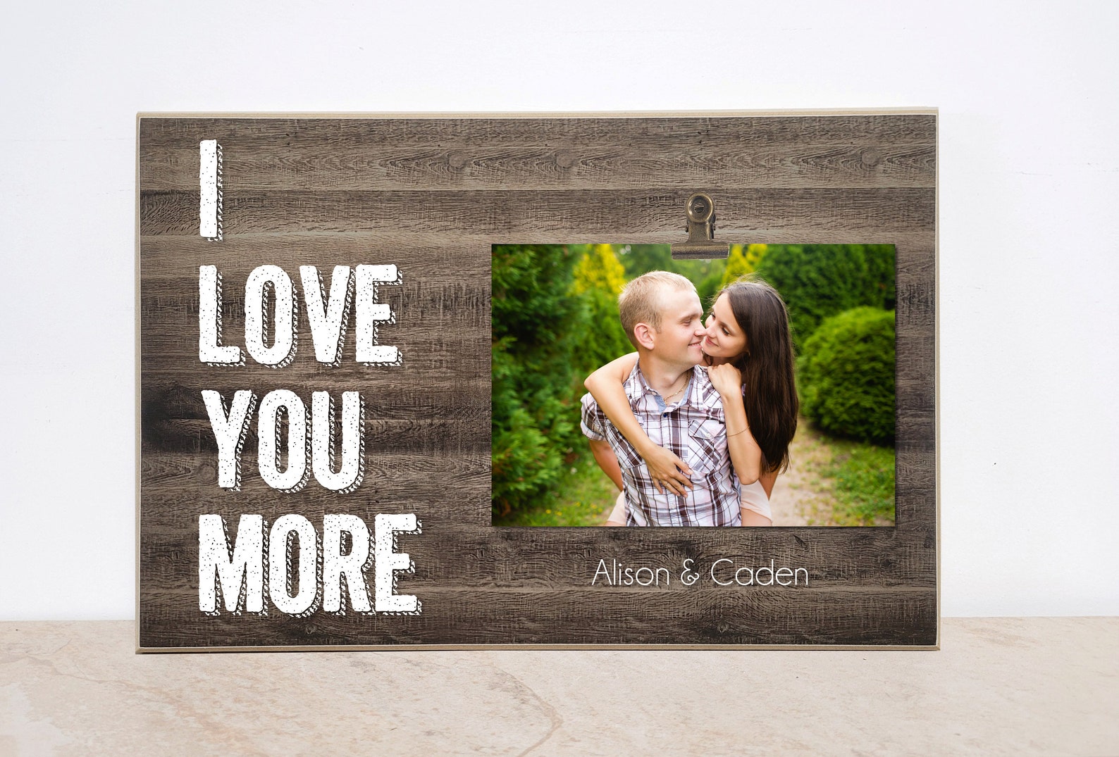 I LOVE YOU More Photo Frame Birthday Gift for Her Gift for Etsy