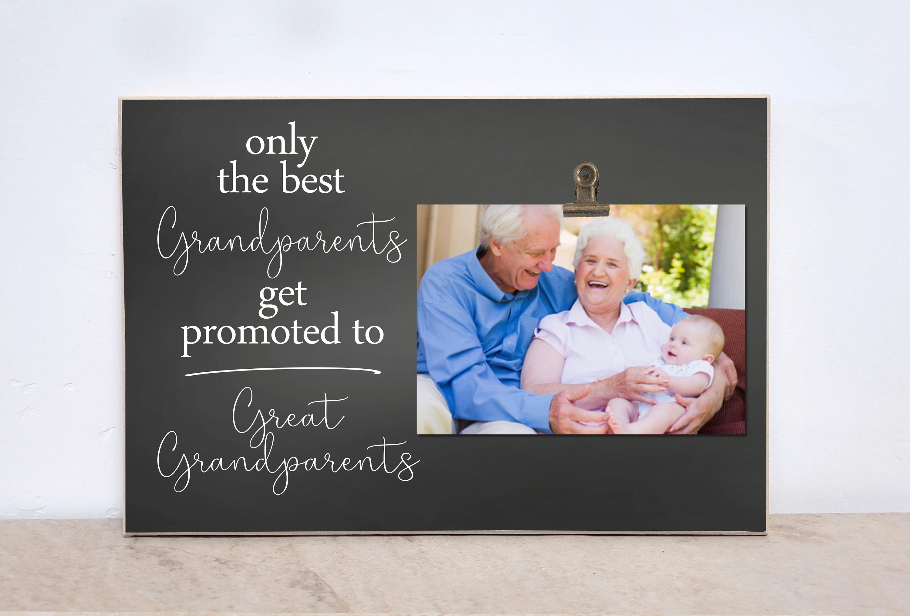 Only the Best Grandparents Promoted to Great Grandparents image