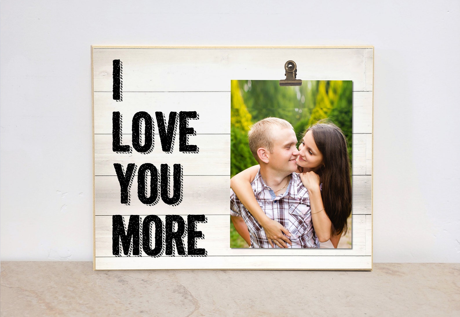 I LOVE YOU More Photo Frame Birthday Gift for Her Gift for Etsy