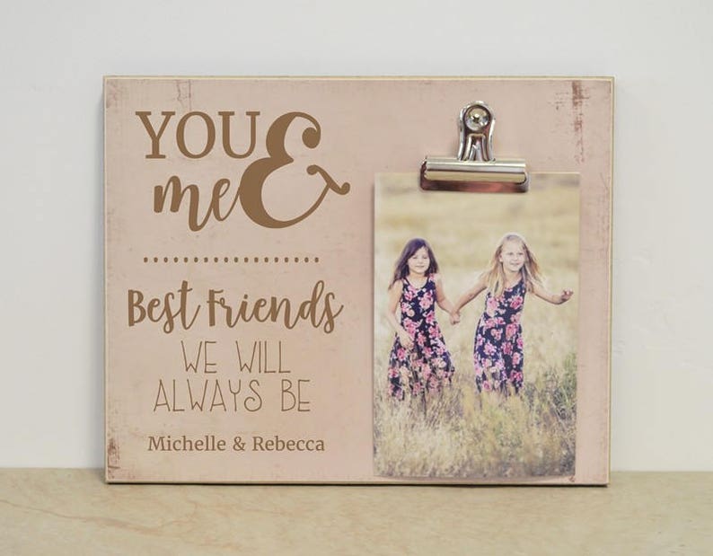 Best Friend Photo Frame You Me Picture Personalized Gift For Moving Away Friendship Friends