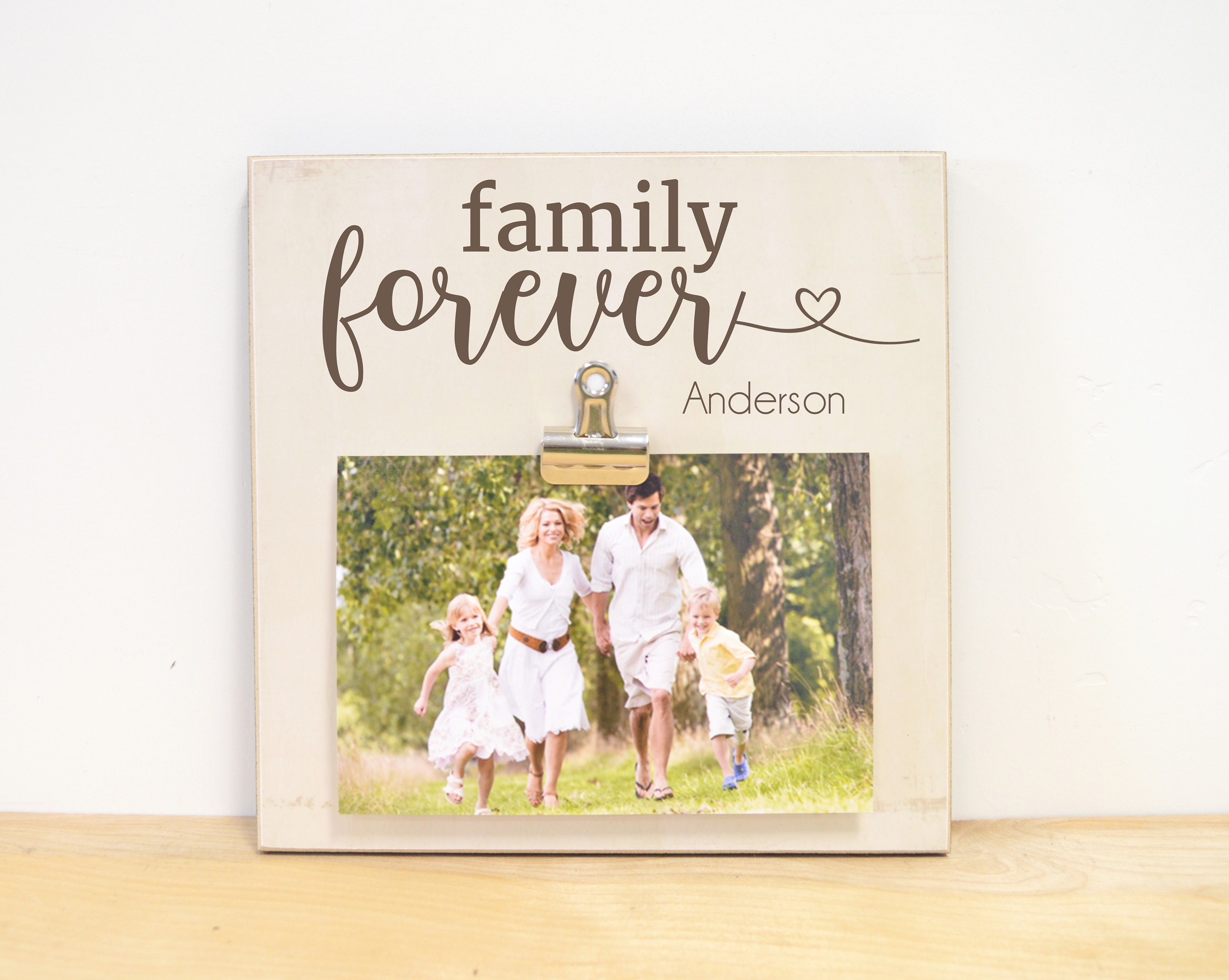 Family Picture Frame Custom Photo Frame Personalized Gift Etsy